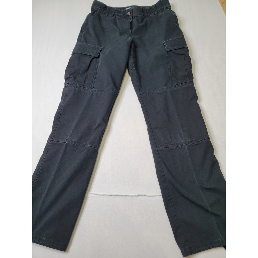 5.11 Tactical Mens Black Ripstop Cargo Pants Straight Leg Work Outdoor 31x31